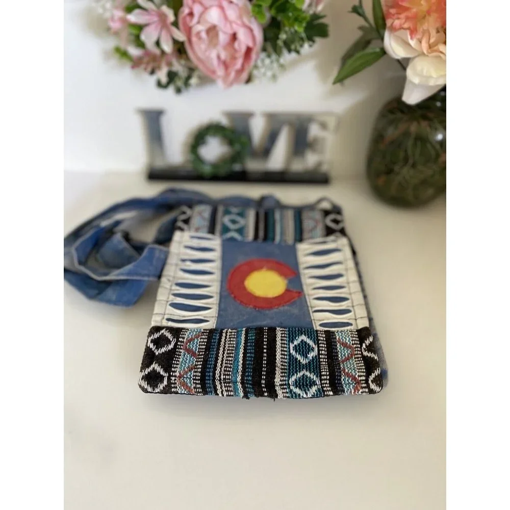 Rising‎ International Hippie Boho Bag Crossbody Handcrafted Made In Nepal 10